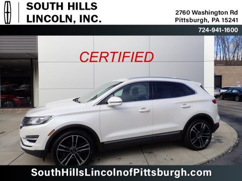 White Platinum Lincoln MKC Black Label AWD.  Click to enlarge.