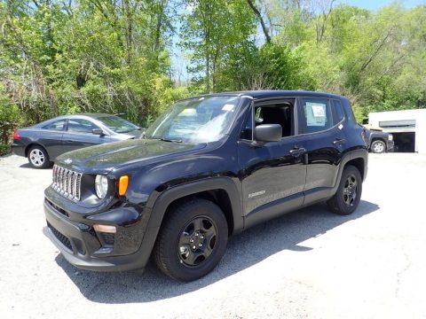 Black Jeep Renegade Sport.  Click to enlarge.