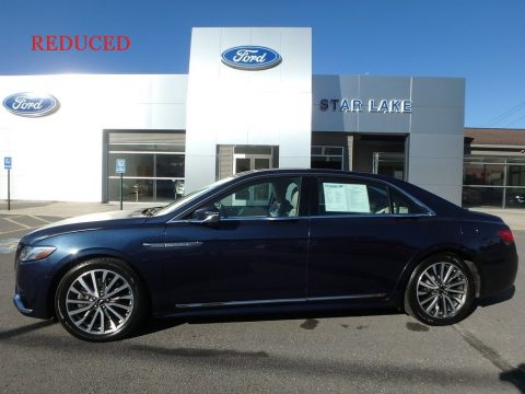 Midnight Sapphire Blue Lincoln Continental Select AWD.  Click to enlarge.
