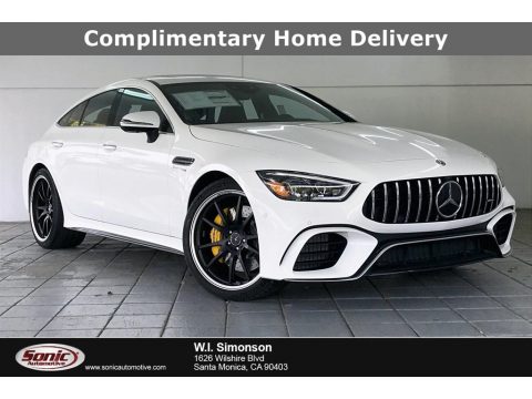 Polar White Mercedes-Benz AMG GT 63 S.  Click to enlarge.