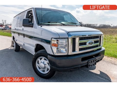 Oxford White Ford E Series Van E350 Cargo.  Click to enlarge.