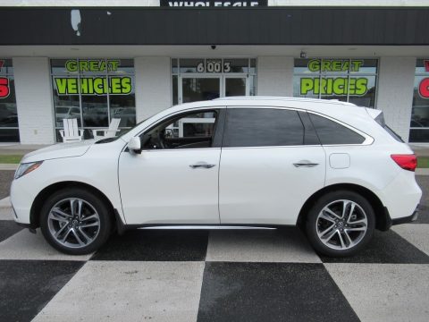 White Diamond Pearl Acura MDX Advance.  Click to enlarge.