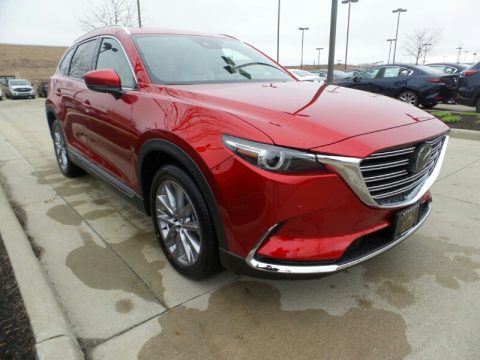 Soul Red Crystal Metallic Mazda CX-9 Grand Touring AWD.  Click to enlarge.