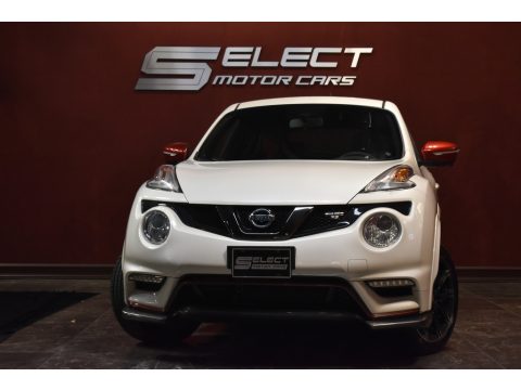 Pearl White Nissan Juke NISMO RS.  Click to enlarge.