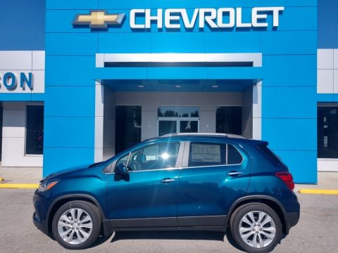 Pacific Blue Metallic Chevrolet Trax Premier.  Click to enlarge.