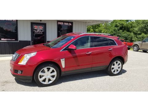 Crystal Red Tintcoat Cadillac SRX Performance AWD.  Click to enlarge.