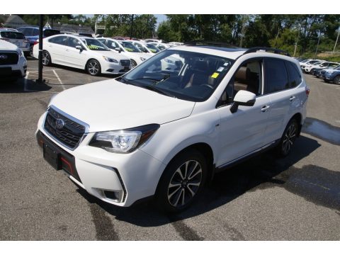 Crystal White Pearl Subaru Forester 2.0XT Touring.  Click to enlarge.