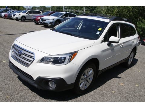 Crystal White Pearl Subaru Outback 2.5i.  Click to enlarge.