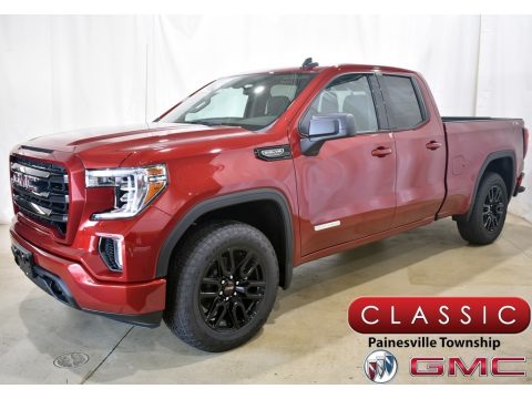Red Quartz Tintcoat GMC Sierra 1500 Elevation Double Cab 4WD.  Click to enlarge.