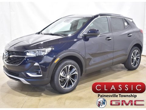 Dark Moon Blue Metallic Buick Encore GX Select.  Click to enlarge.