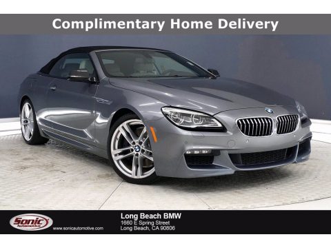 Space Gray Metallic BMW 6 Series 640i Convertible.  Click to enlarge.