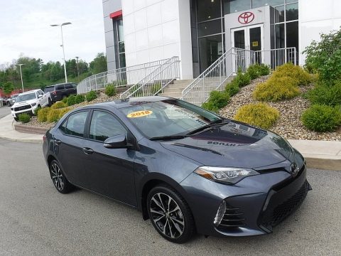 Slate Metallic Toyota Corolla SE.  Click to enlarge.