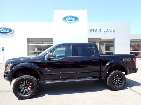 Agate Black Ford F150 Lariat SuperCrew 4x4.  Click to enlarge.