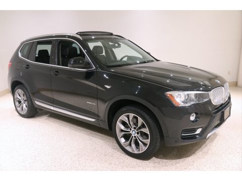 Black Sapphire Metallic BMW X3 xDrive28i.  Click to enlarge.