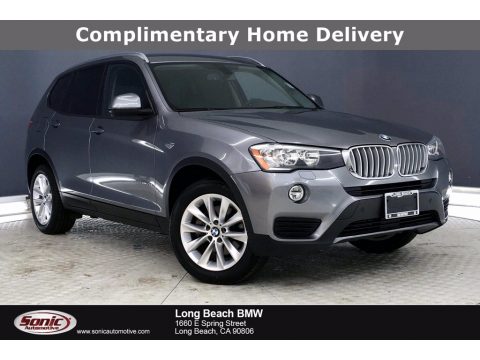 Space Gray Metallic BMW X3 sDrive28i.  Click to enlarge.