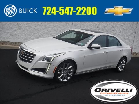 Crystal White Tricoat Cadillac CTS 3.6 Performace AWD Sedan.  Click to enlarge.