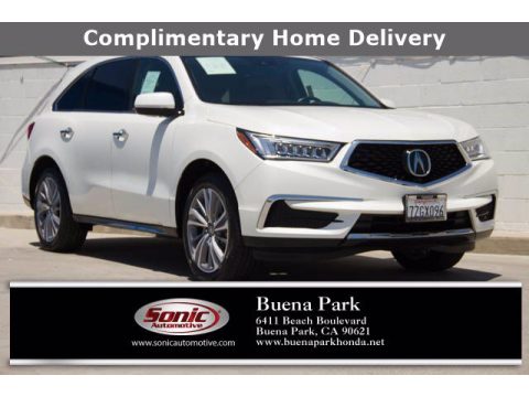 White Diamond Pearl Acura MDX Technology.  Click to enlarge.