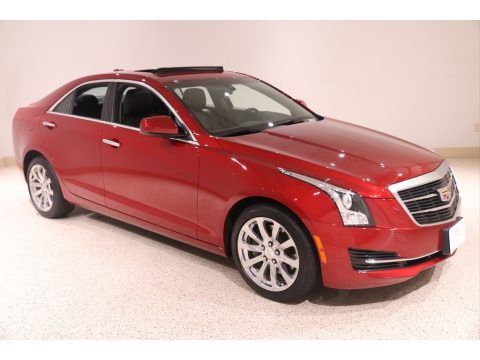 Red Obsession Tintcoat Cadillac ATS AWD.  Click to enlarge.