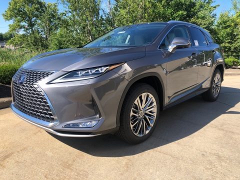 Nebula Gray Pearl Lexus RX 450h AWD.  Click to enlarge.