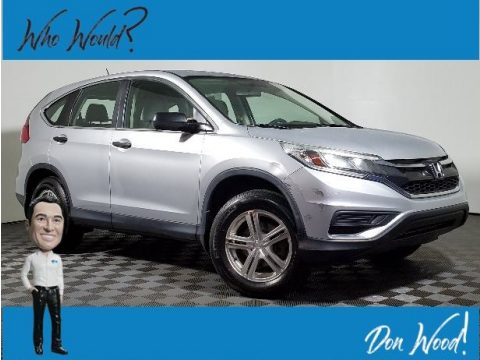 Alabaster Silver Metallic Honda CR-V LX AWD.  Click to enlarge.