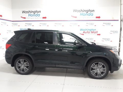 Black Forest Pearl Honda Passport EX-L AWD.  Click to enlarge.