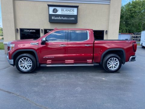 Red Quartz Tintcoat GMC Sierra 1500 SLT Crew Cab 4WD.  Click to enlarge.