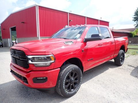 Flame Red Ram 2500 Big Horn Crew Cab 4x4.  Click to enlarge.
