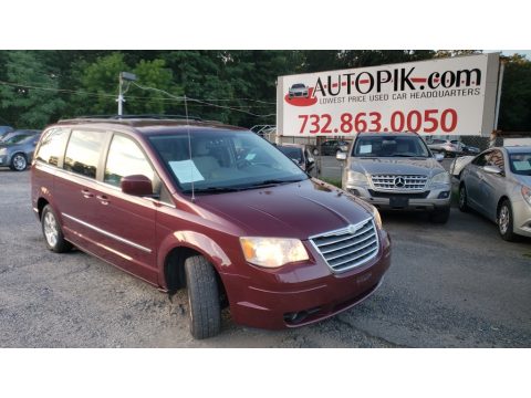Inferno Red Crystal Pearl Chrysler Town & Country Touring.  Click to enlarge.