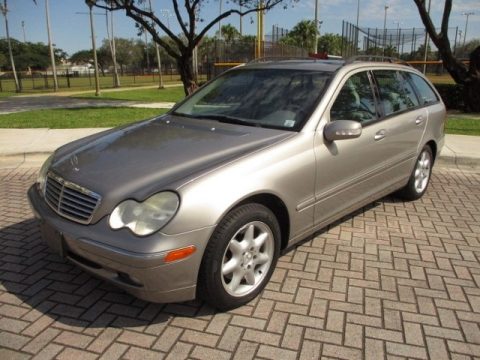 Pewter Silver Metallic Mercedes-Benz C 240 4Matic Wagon.  Click to enlarge.