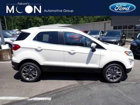 Diamond White Ford EcoSport Titanium 4WD.  Click to enlarge.