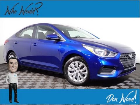 Admiral Blue Hyundai Accent SE.  Click to enlarge.