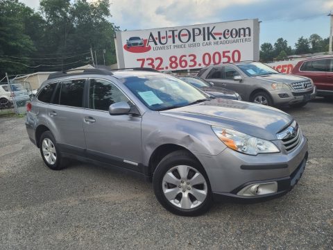 Steel Silver Metallic Subaru Outback 3.6R Premium Wagon.  Click to enlarge.