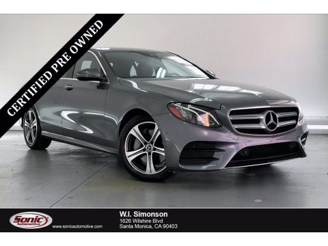 Selenite Grey Metallic Mercedes-Benz E 300 Sedan.  Click to enlarge.