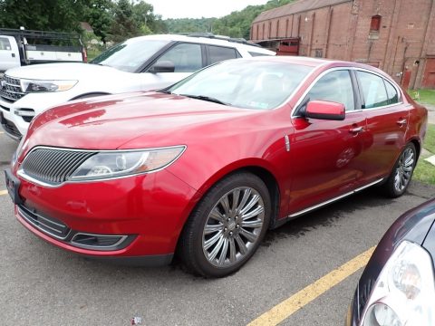Ruby Red Metallic Lincoln MKS AWD.  Click to enlarge.