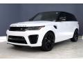 Front 3/4 View of 2018 Land Rover Range Rover Sport SVR #12