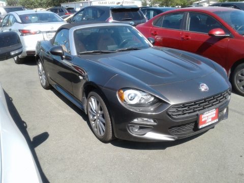 Grigio Argento Aluminum Fiat 124 Spider Lusso Roadster.  Click to enlarge.