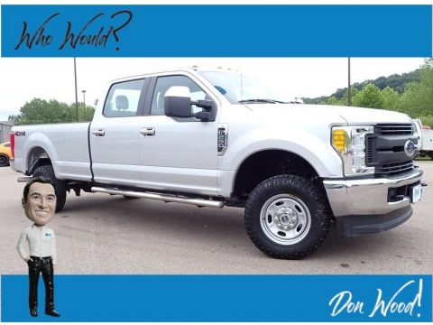 Ingot Silver Ford F250 Super Duty XL Crew Cab 4x4.  Click to enlarge.