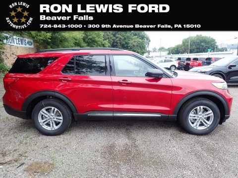 Rapid Red Metallic Ford Explorer XLT 4WD.  Click to enlarge.