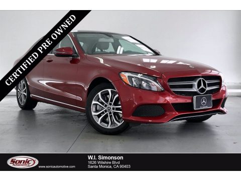designo Cardinal Red Metallic Mercedes-Benz C 300 Sedan.  Click to enlarge. designo Cardinal Red Metallic Mercedes-Benz C 300 Sedan.  Click to enlarge.