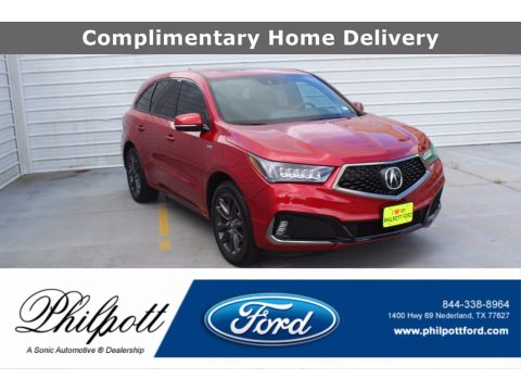 Performance Red Pearl Acura MDX A Spec AWD.  Click to enlarge.