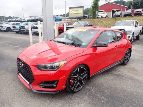 Racing Red Hyundai Veloster N. Click to enlarge. Racing Red Hyundai Veloster N. Click to enlarge.