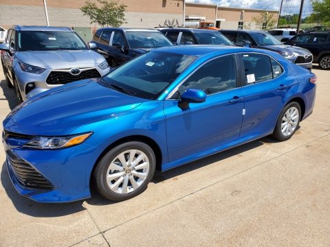 Blue Streak Metallic Toyota Camry LE AWD.  Click to enlarge.