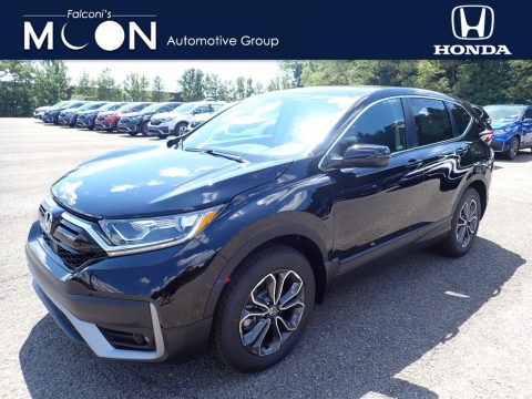 Crystal Black Pearl Honda CR-V EX AWD.  Click to enlarge.