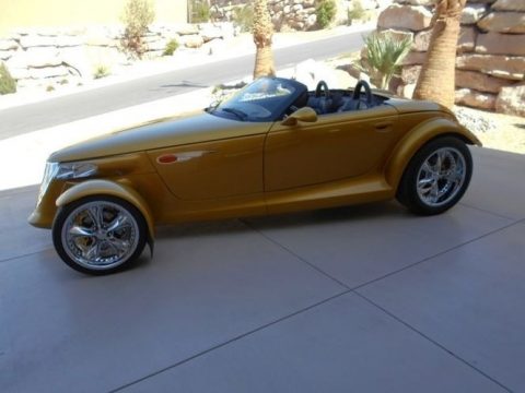 Inca Gold Pearl Chrysler Prowler Roadster.  Click to enlarge.