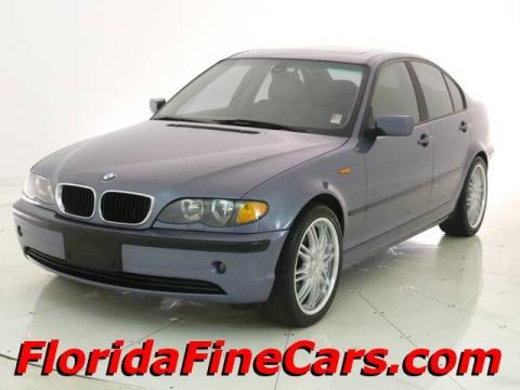 Steel Blue Metallic BMW 3 Series 325i Sedan.  Click to enlarge.