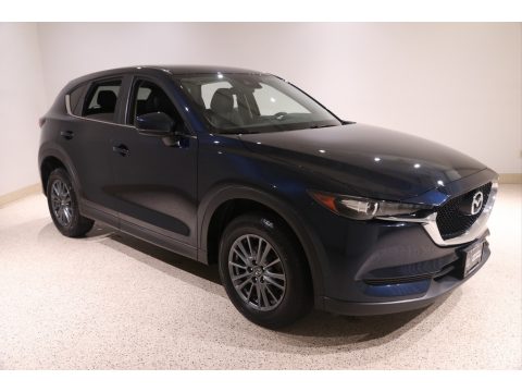 Deep Crystal Blue Mica Mazda CX-5 Touring AWD.  Click to enlarge.