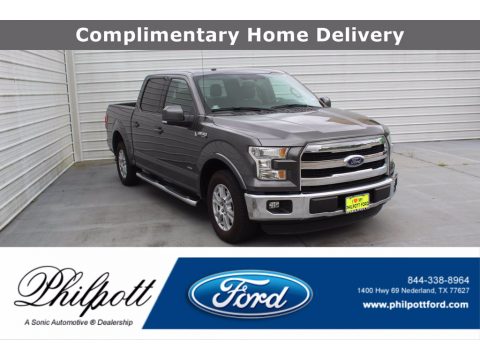 Lithium Gray Ford F150 Lariat SuperCrew.  Click to enlarge.