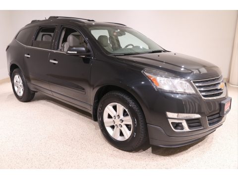 Black Granite Metallic Chevrolet Traverse LT AWD.  Click to enlarge.