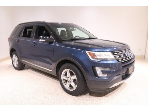 Blue Jeans Metallic Ford Explorer XLT 4WD.  Click to enlarge.