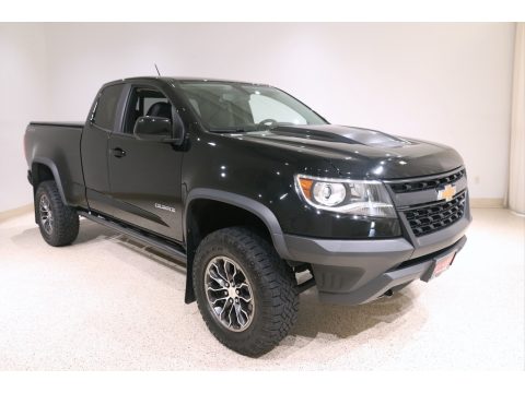 Black Chevrolet Colorado ZR2 Extended Cab 4x4.  Click to enlarge.